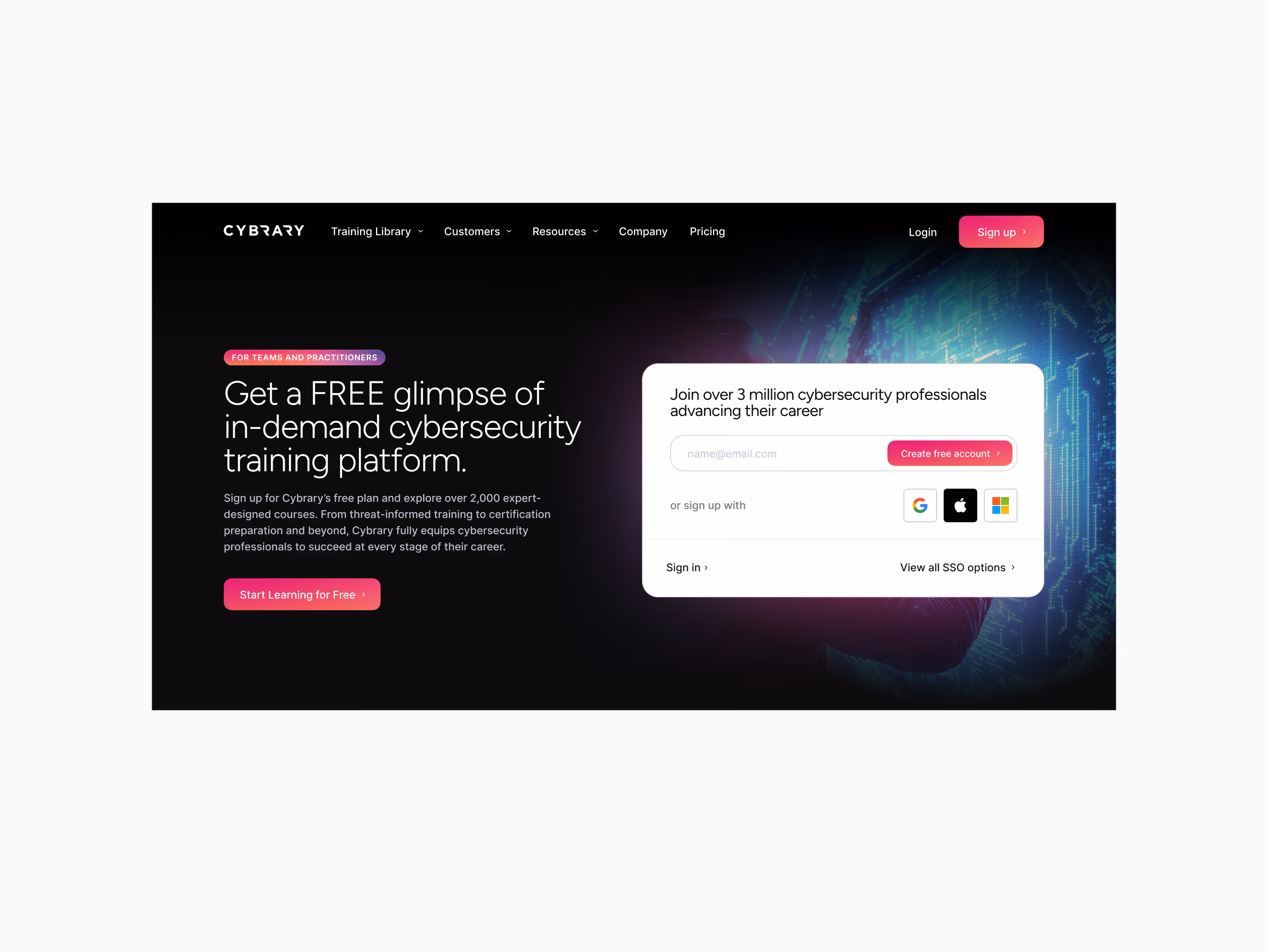 Cybrary screenshot 1