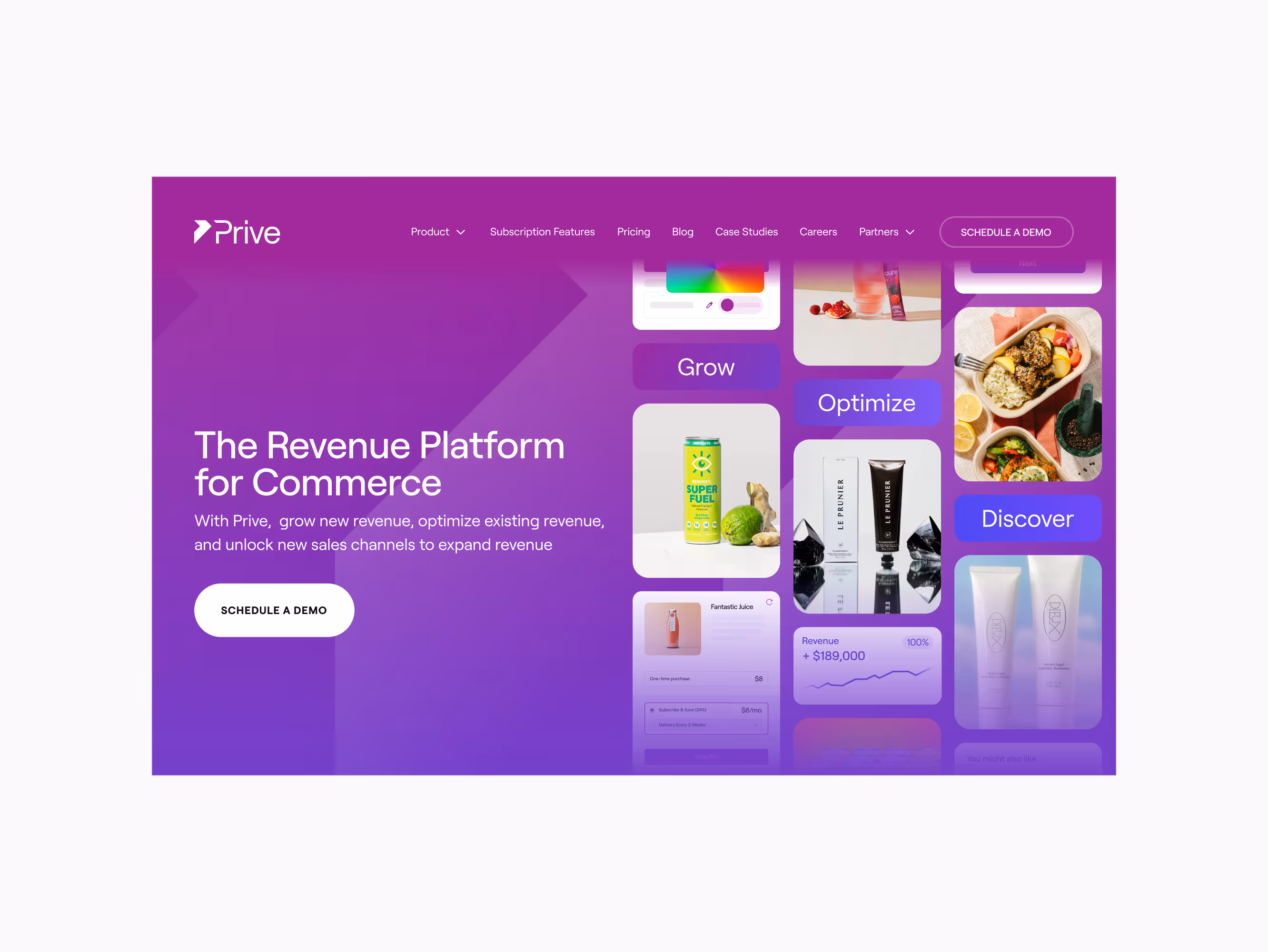 Prive (Acquired by Recurly) screenshot 1