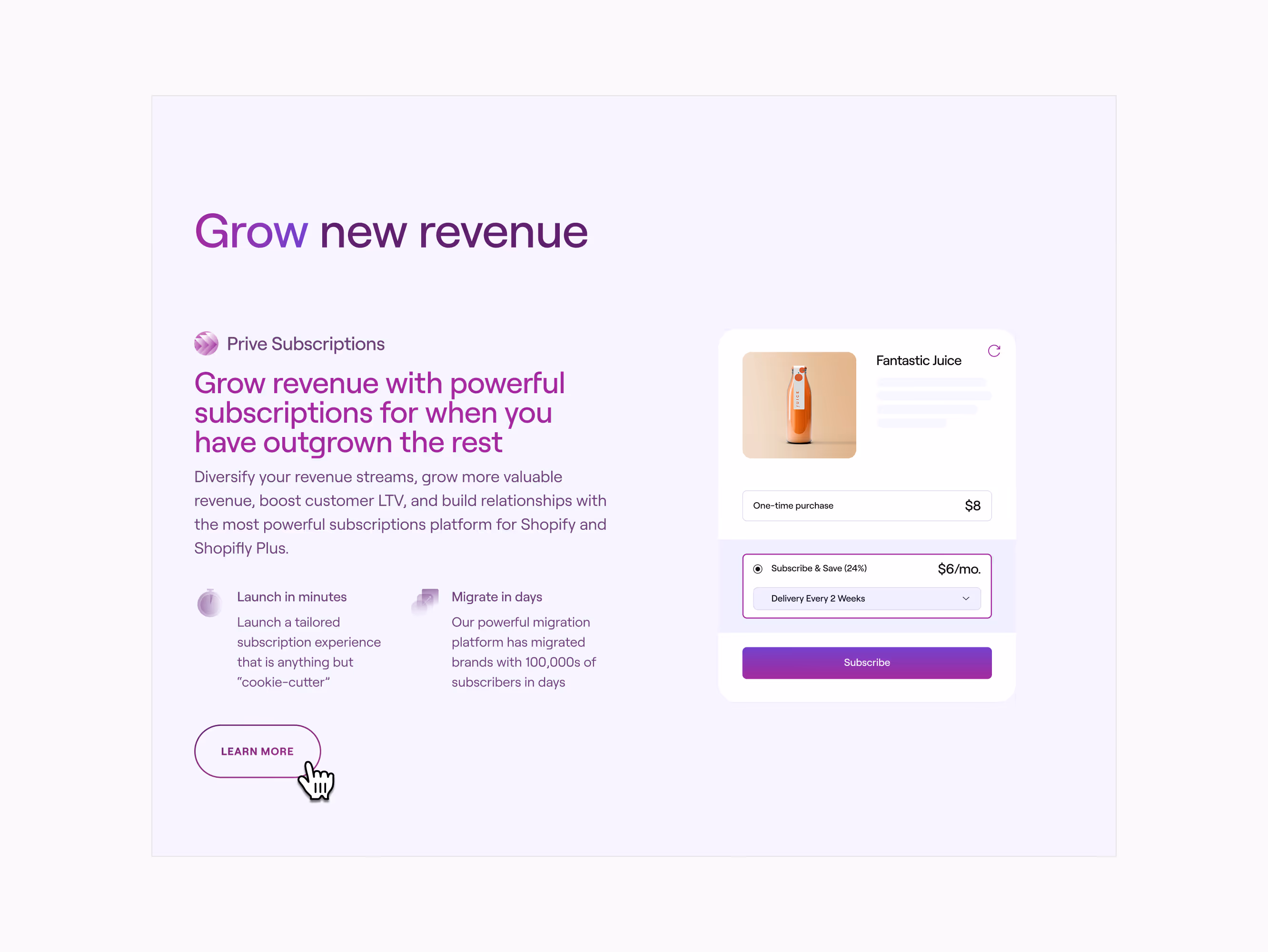 Prive (Acquired by Recurly) screenshot 2